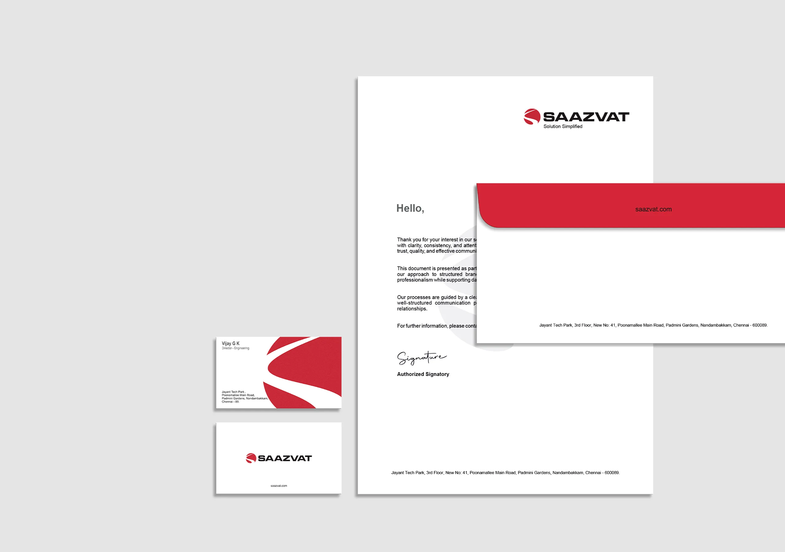 Saazvat Engineering Brand Identity Design