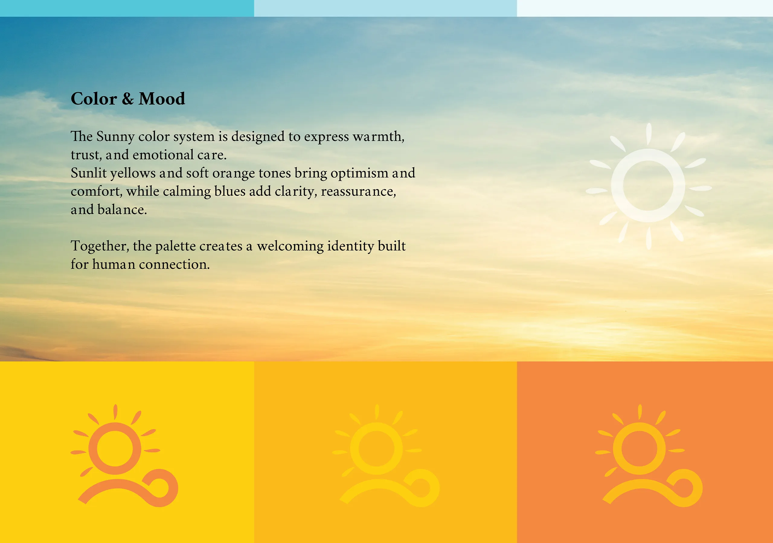 Sunny Senior Care Brand Identity Design