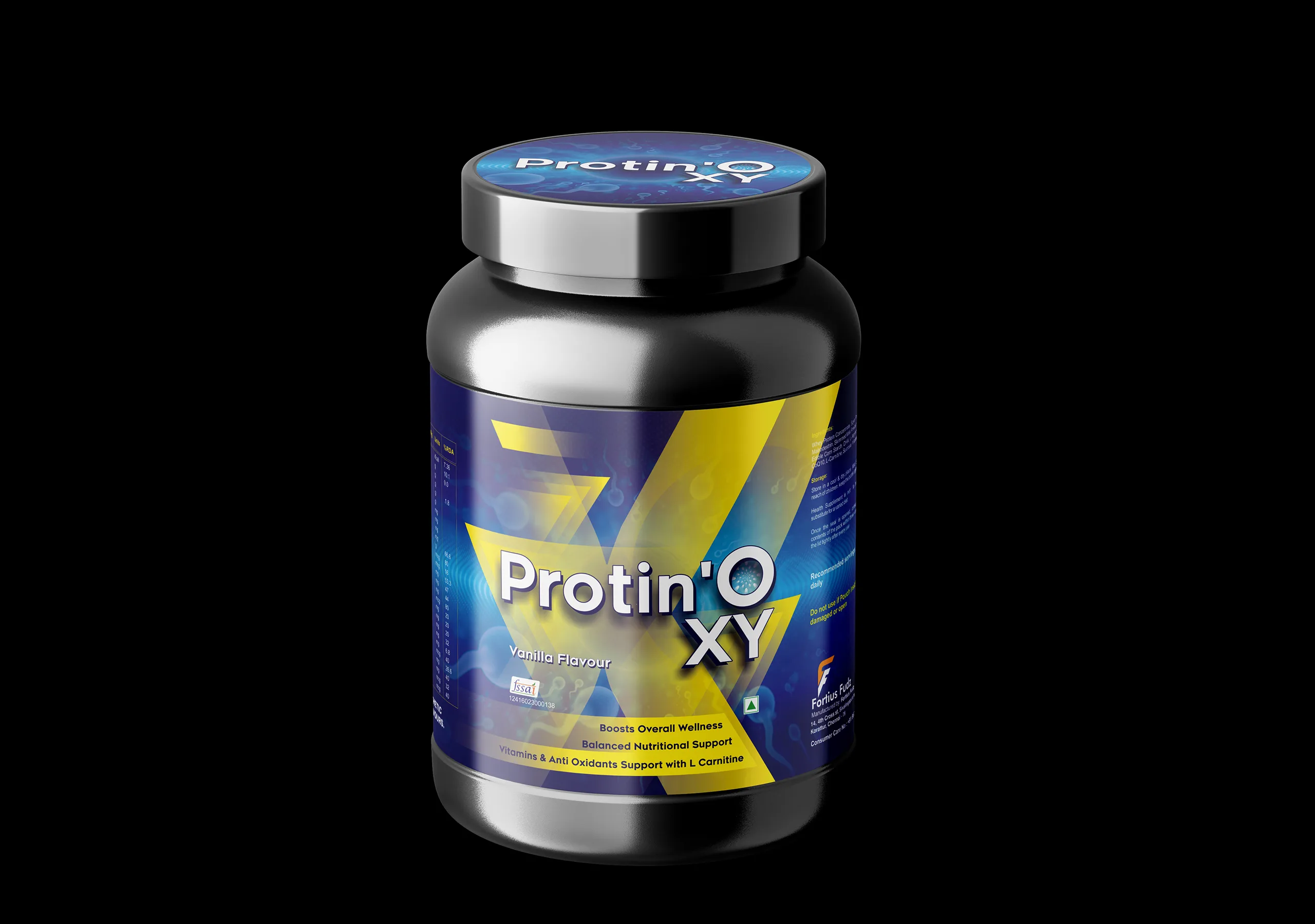 Fortius Fud Nutrition Packaging Design