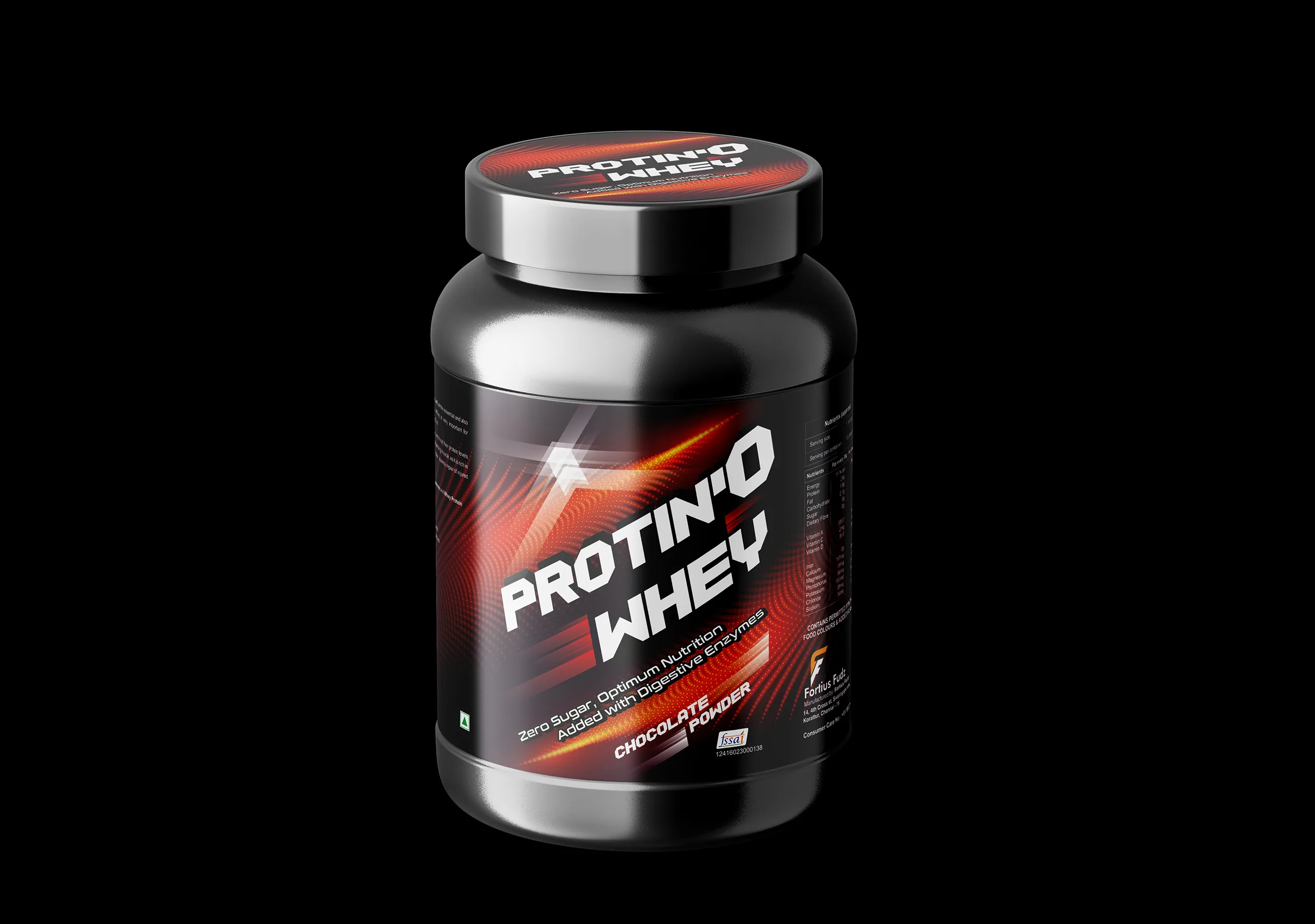Fortius Fud Nutrition Packaging Design