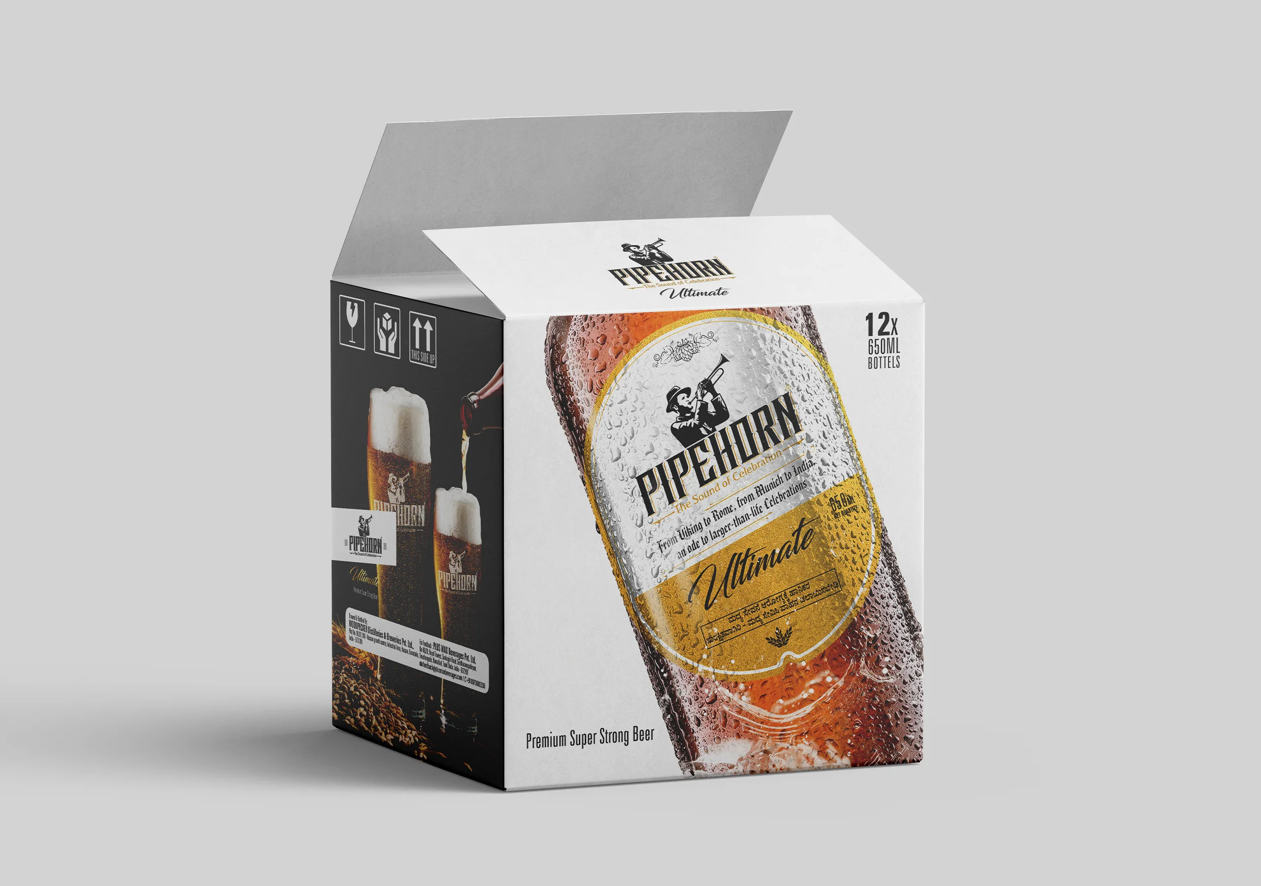Pipehorn Beer Brand Identity & Packaging Design