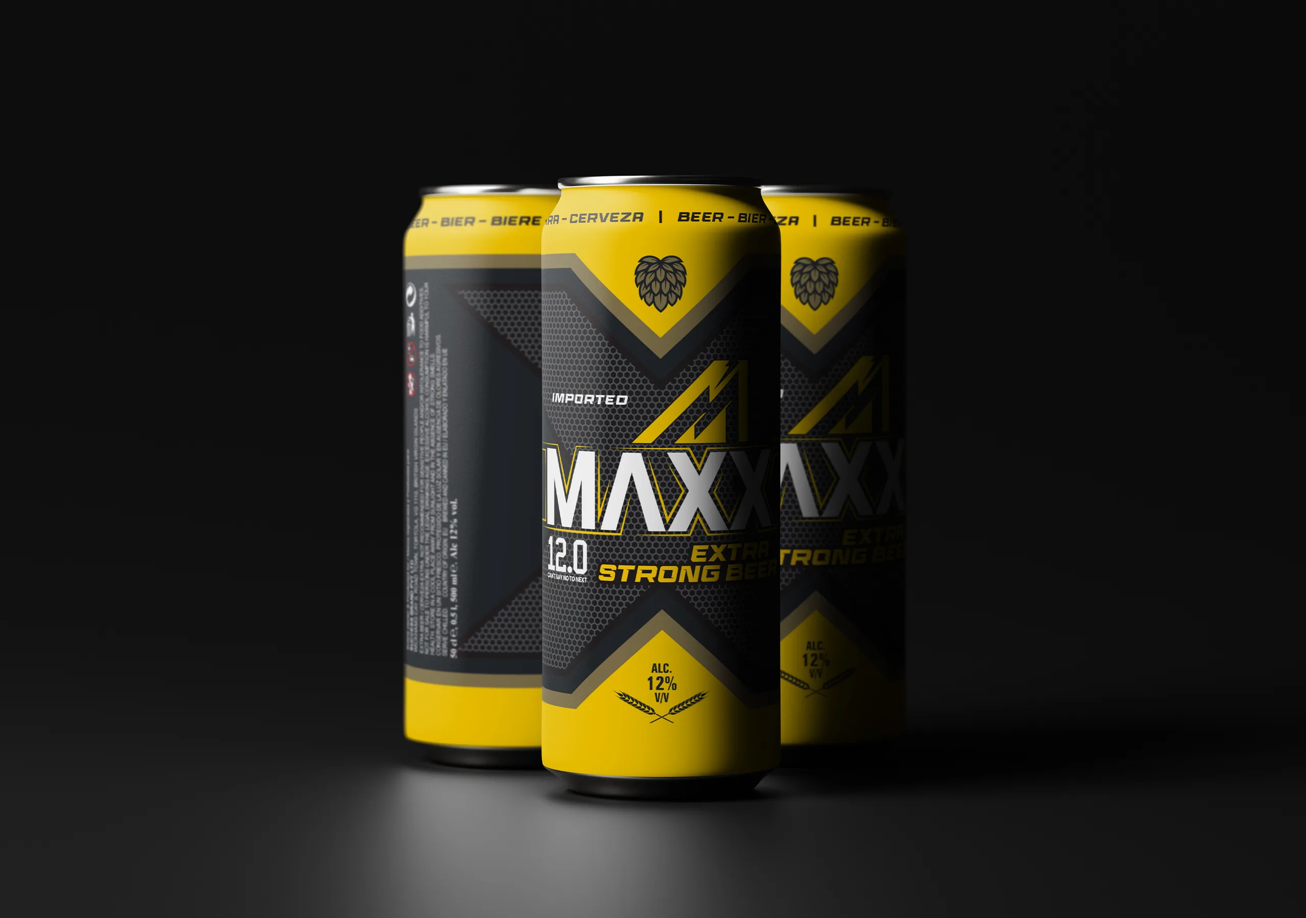 MAXX Beer Packaging Design