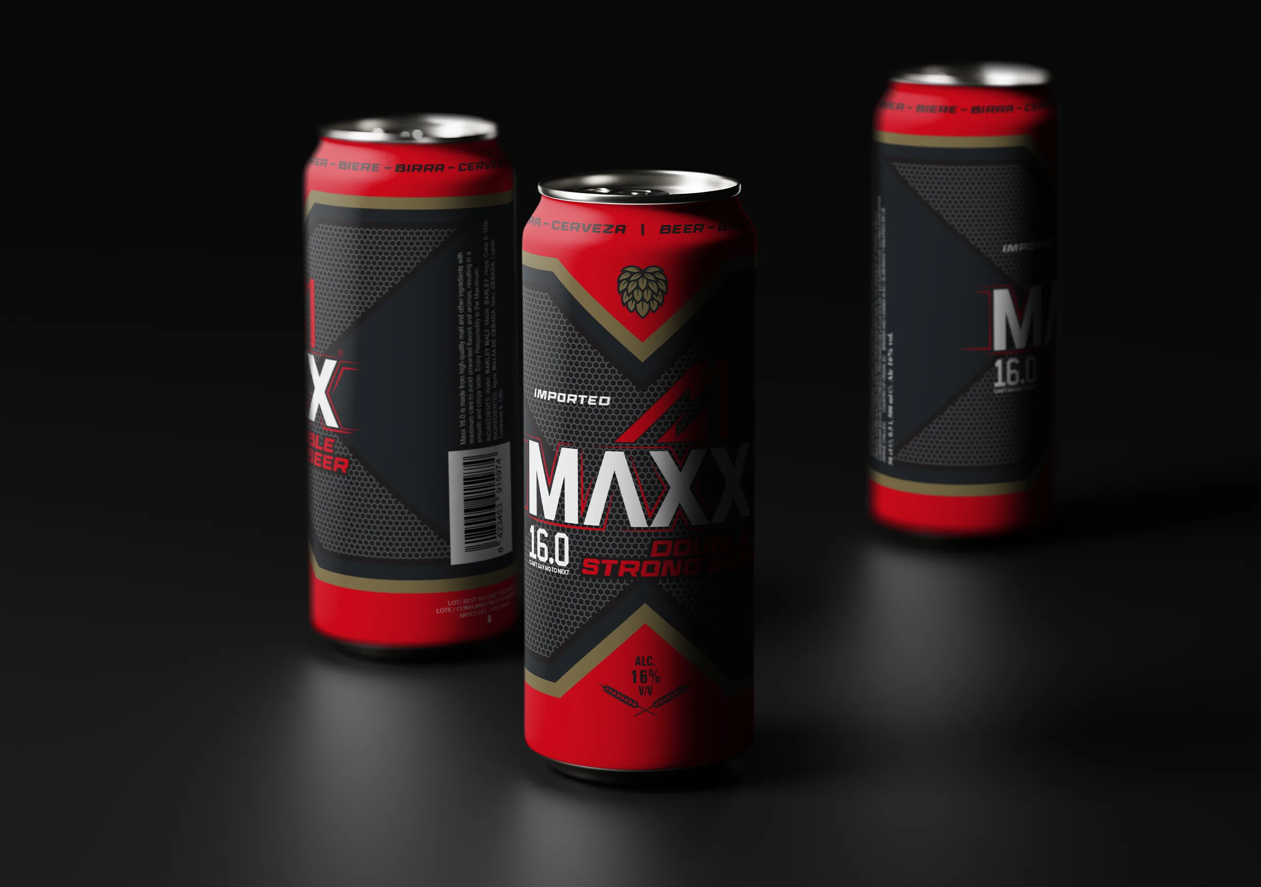 MAXX Beer Packaging Design