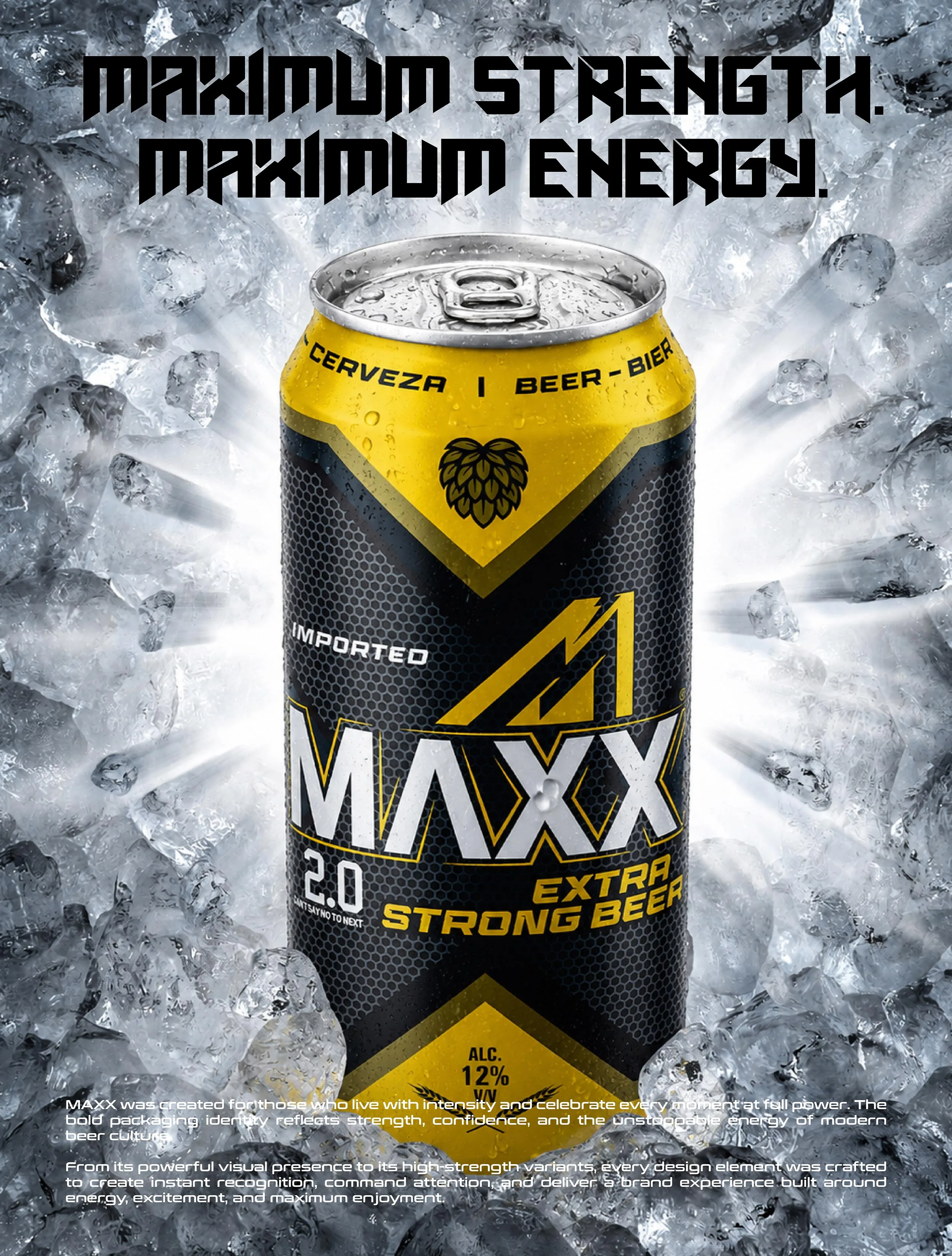 MAXX Beer Packaging Design