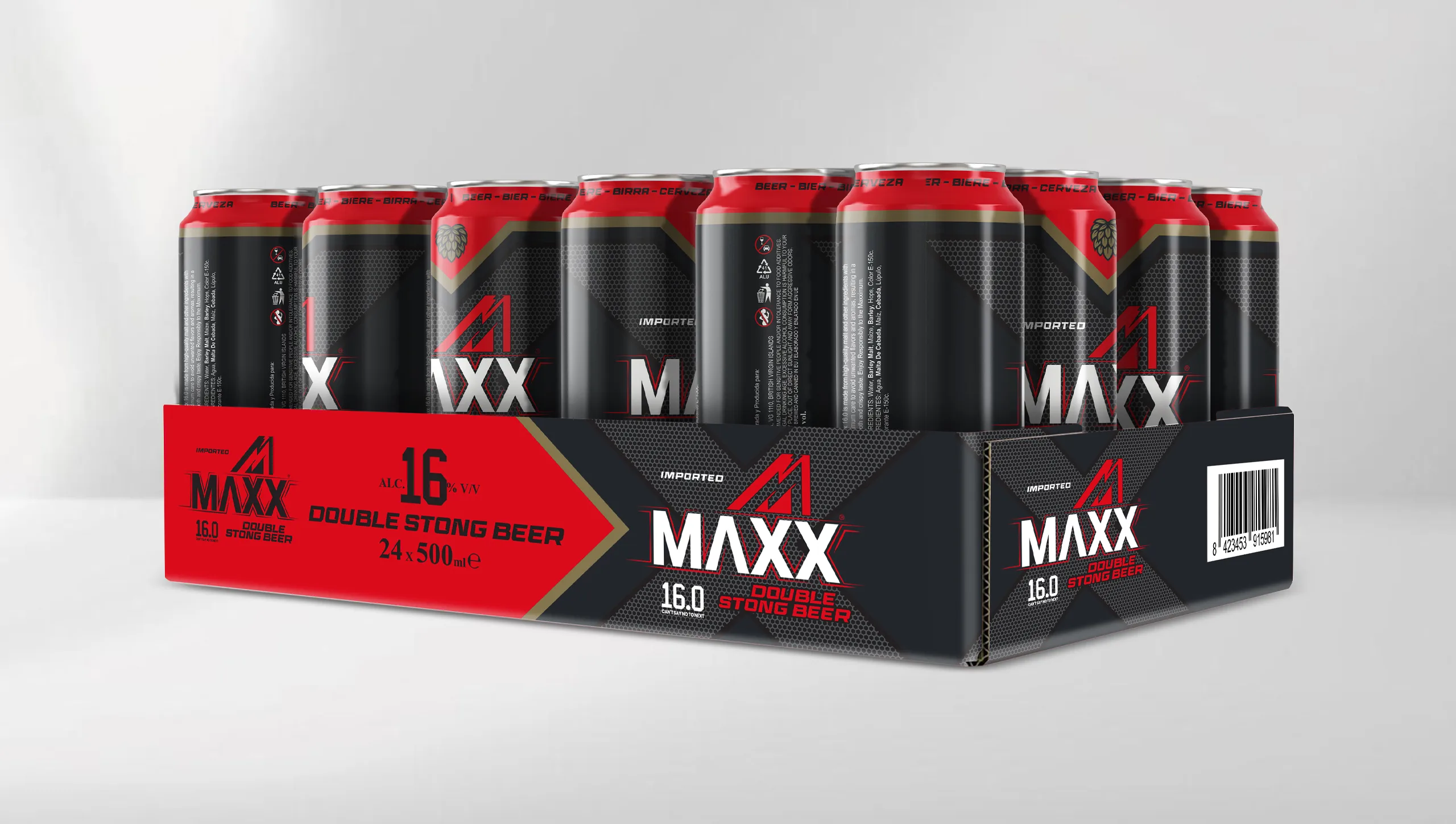 MAXX Beer Packaging Design