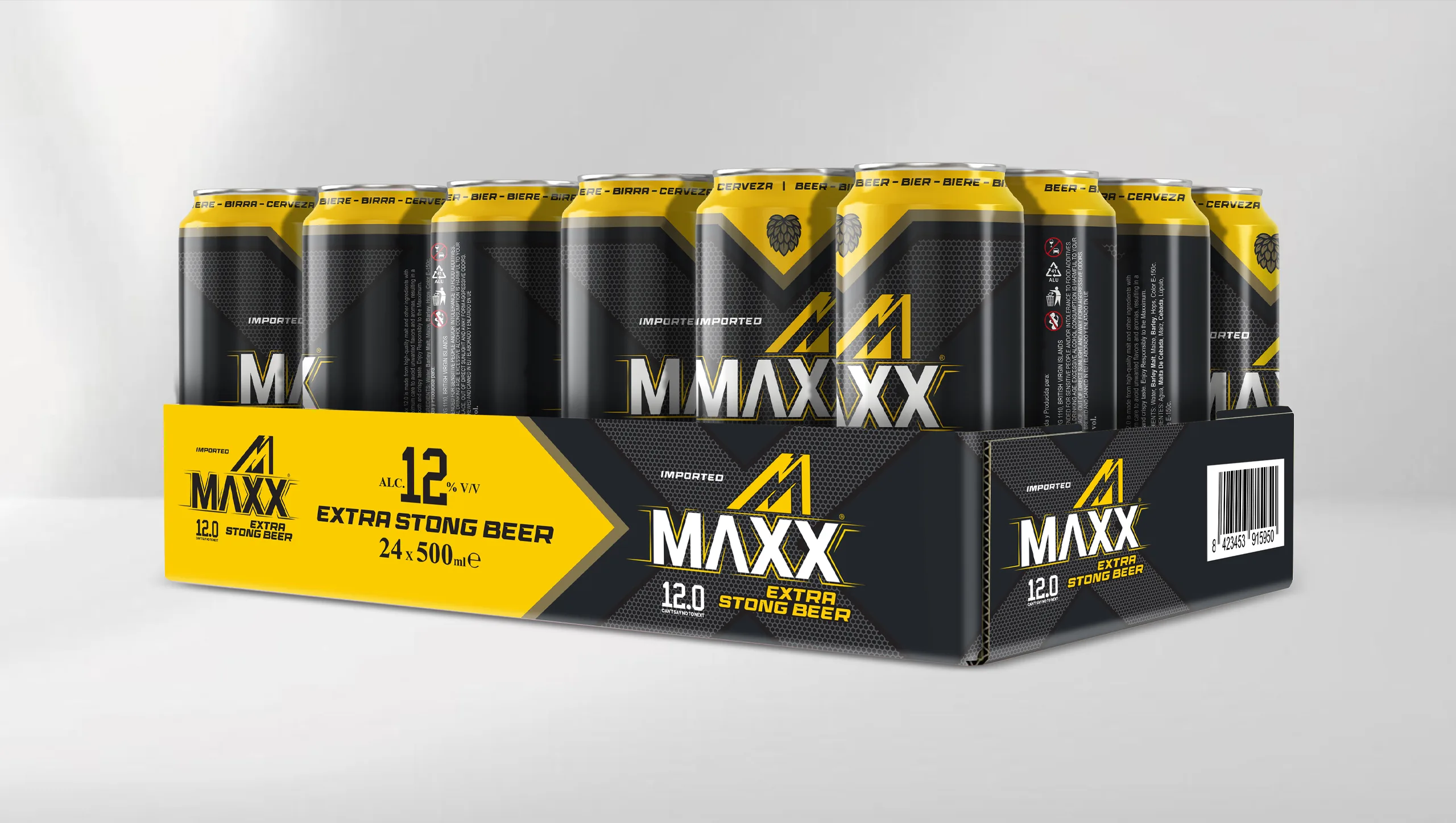 MAXX Beer Packaging Design