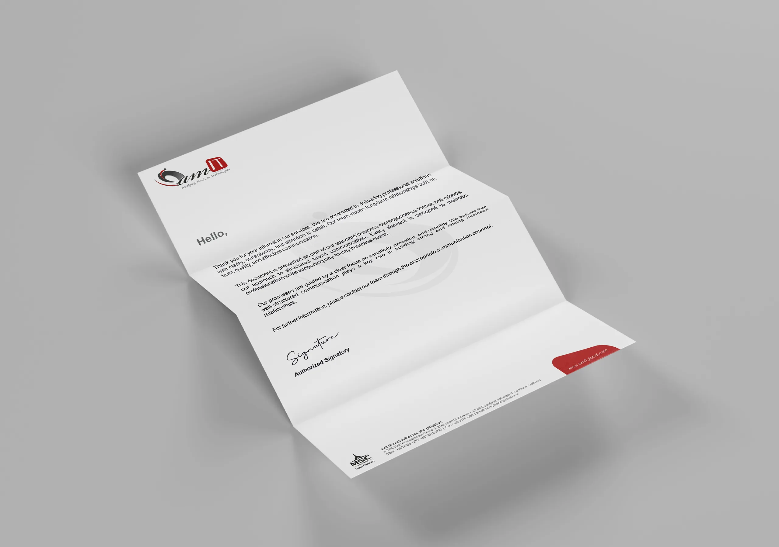 AmIT Software Brand Identity Design