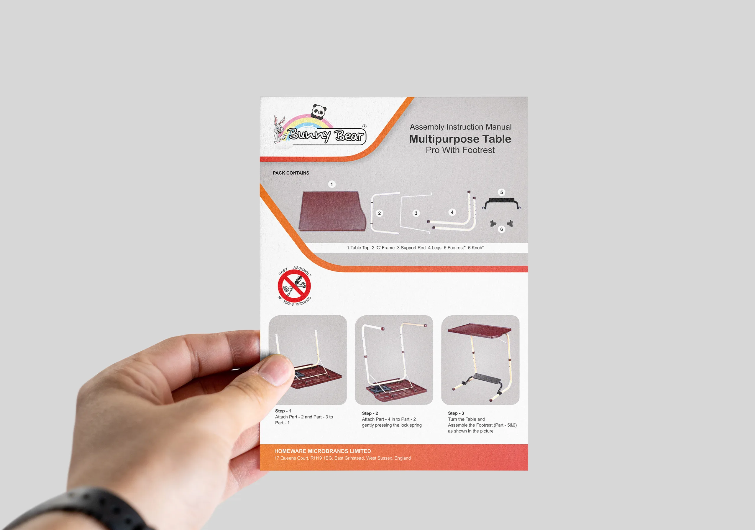 Bunny Bear Furniture Packaging Design