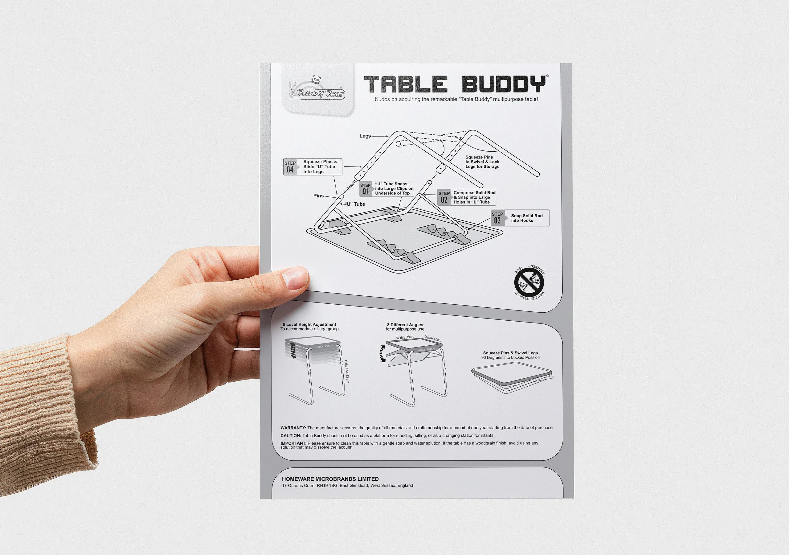 Bunny Bear Furniture Packaging Design