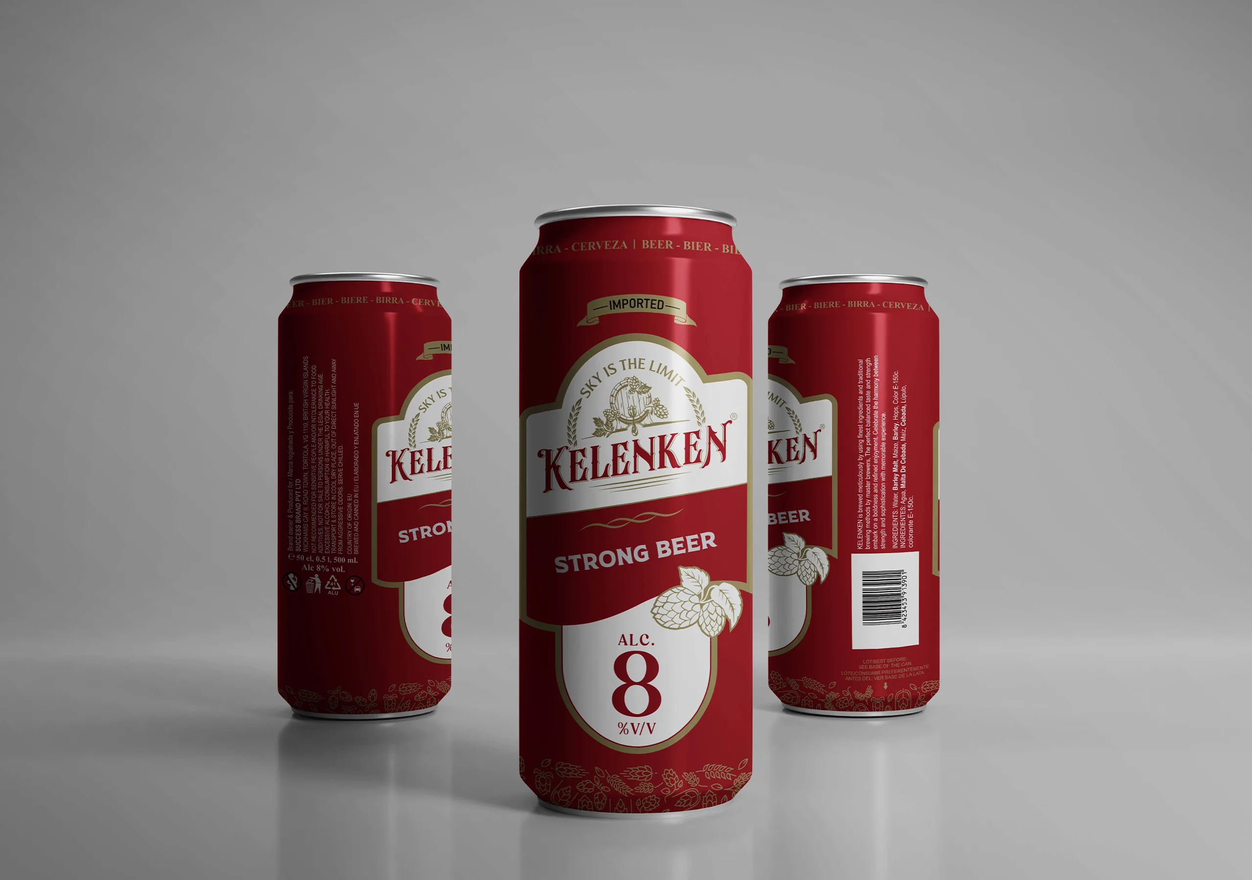 Kelenken Beer Packaging Design