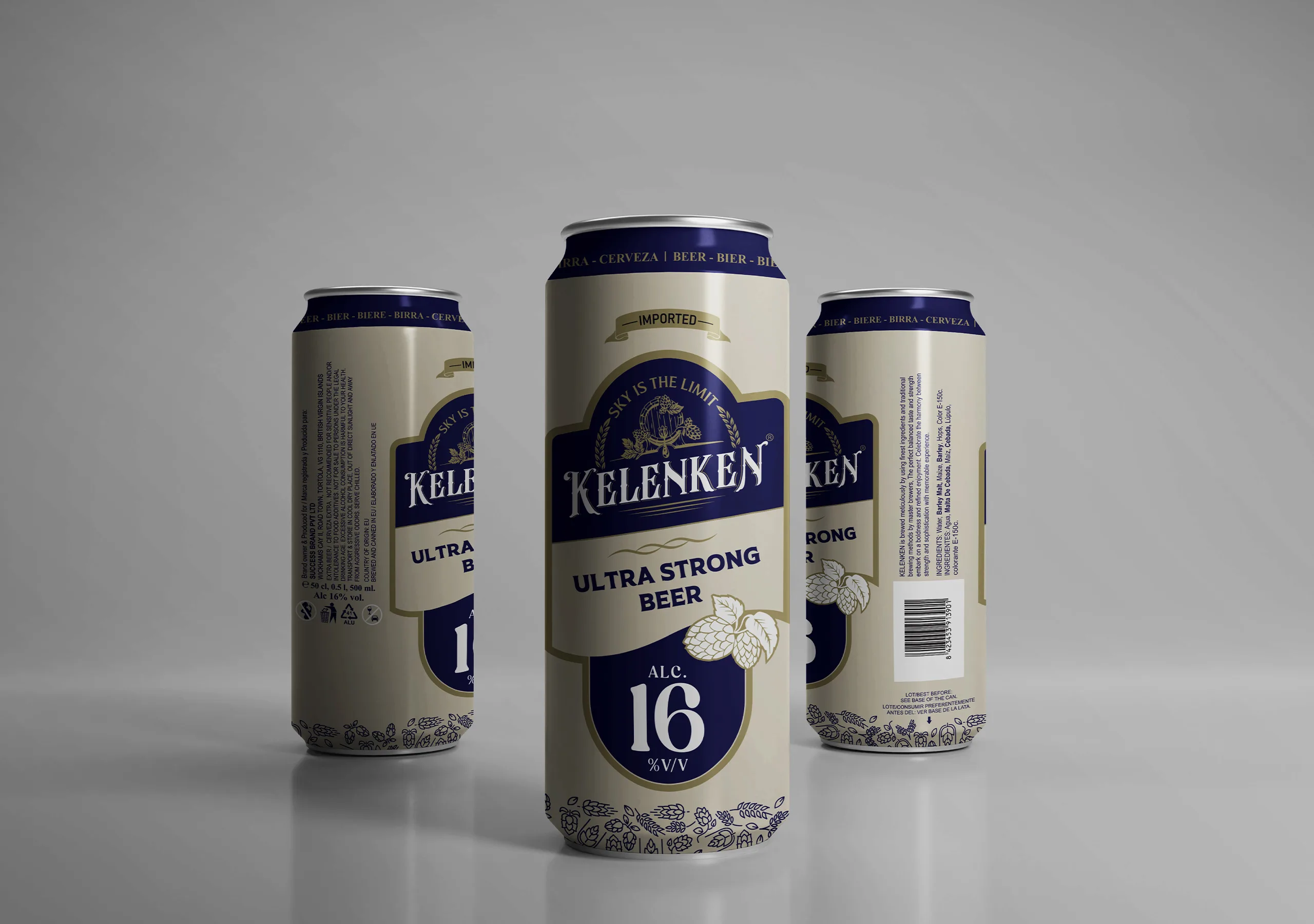 Kelenken Beer Packaging Design