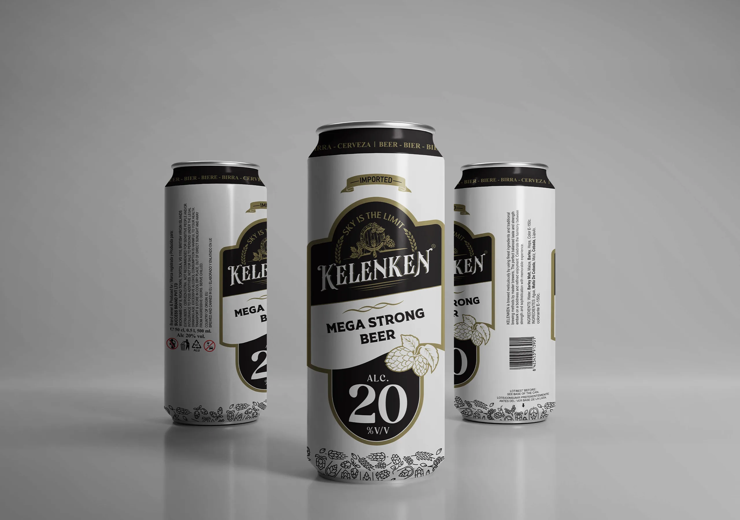 Kelenken Beer Packaging Design