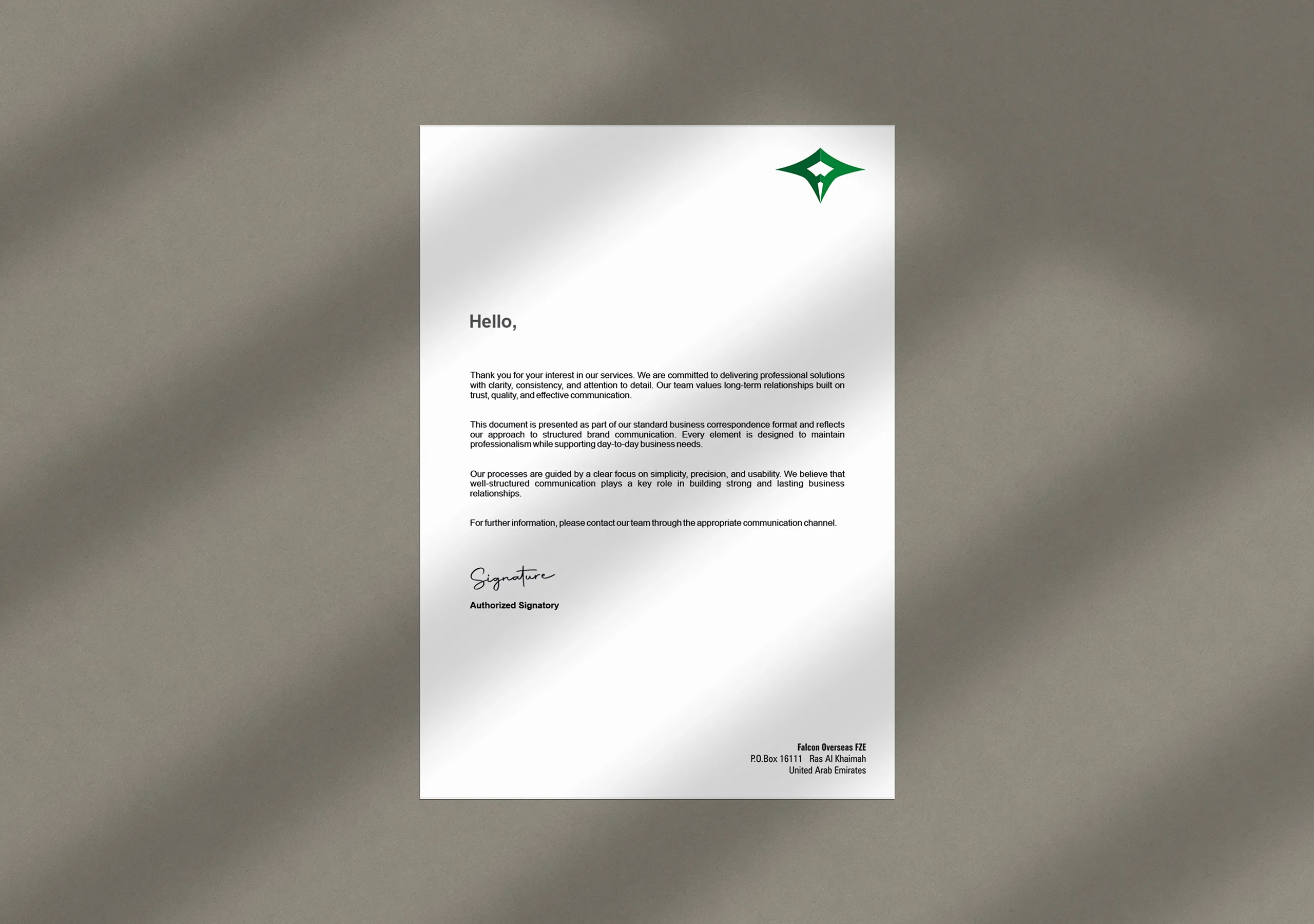 Falcon Leather Brand Identity Design