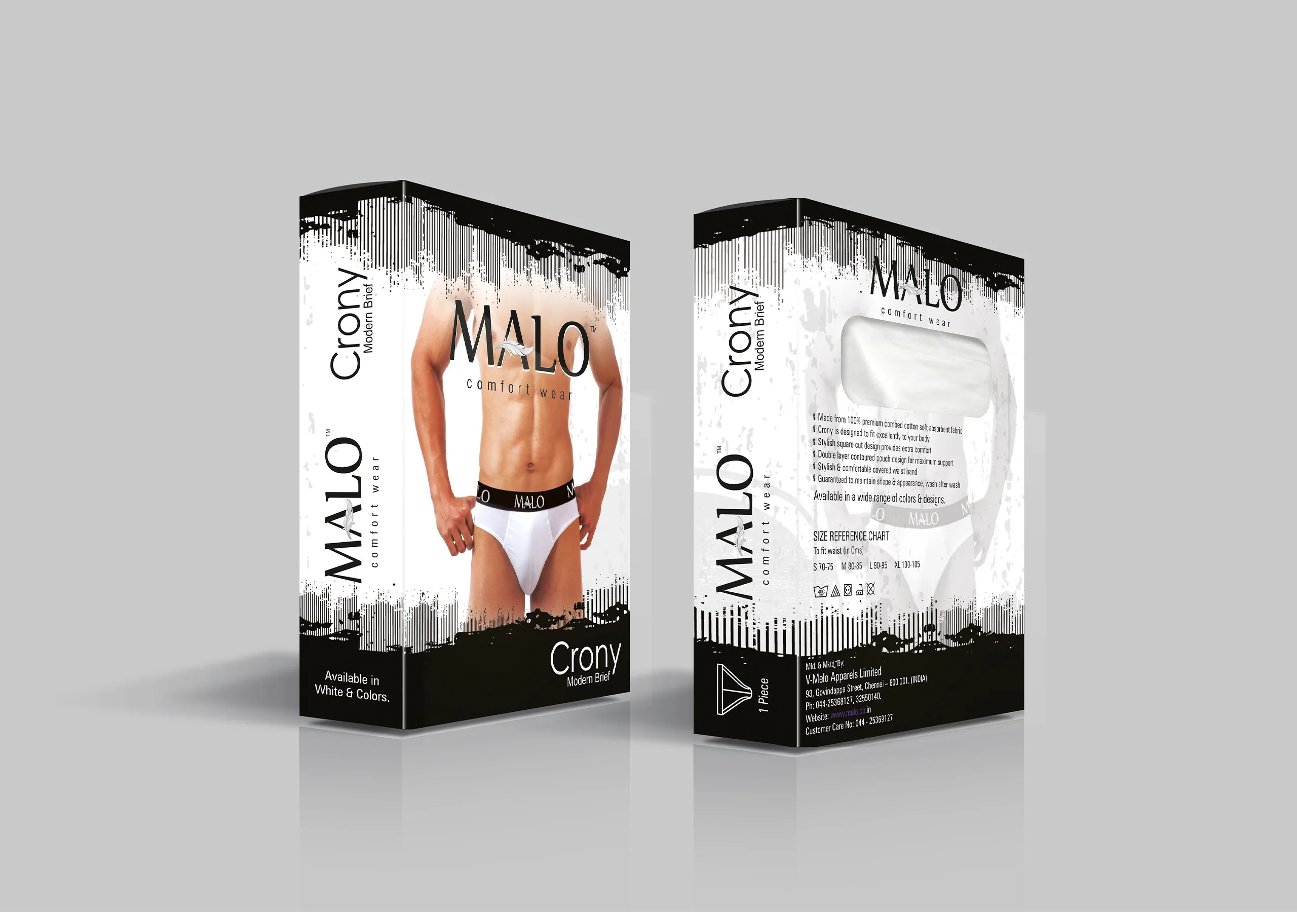 Malo Innerwear Packaging Design