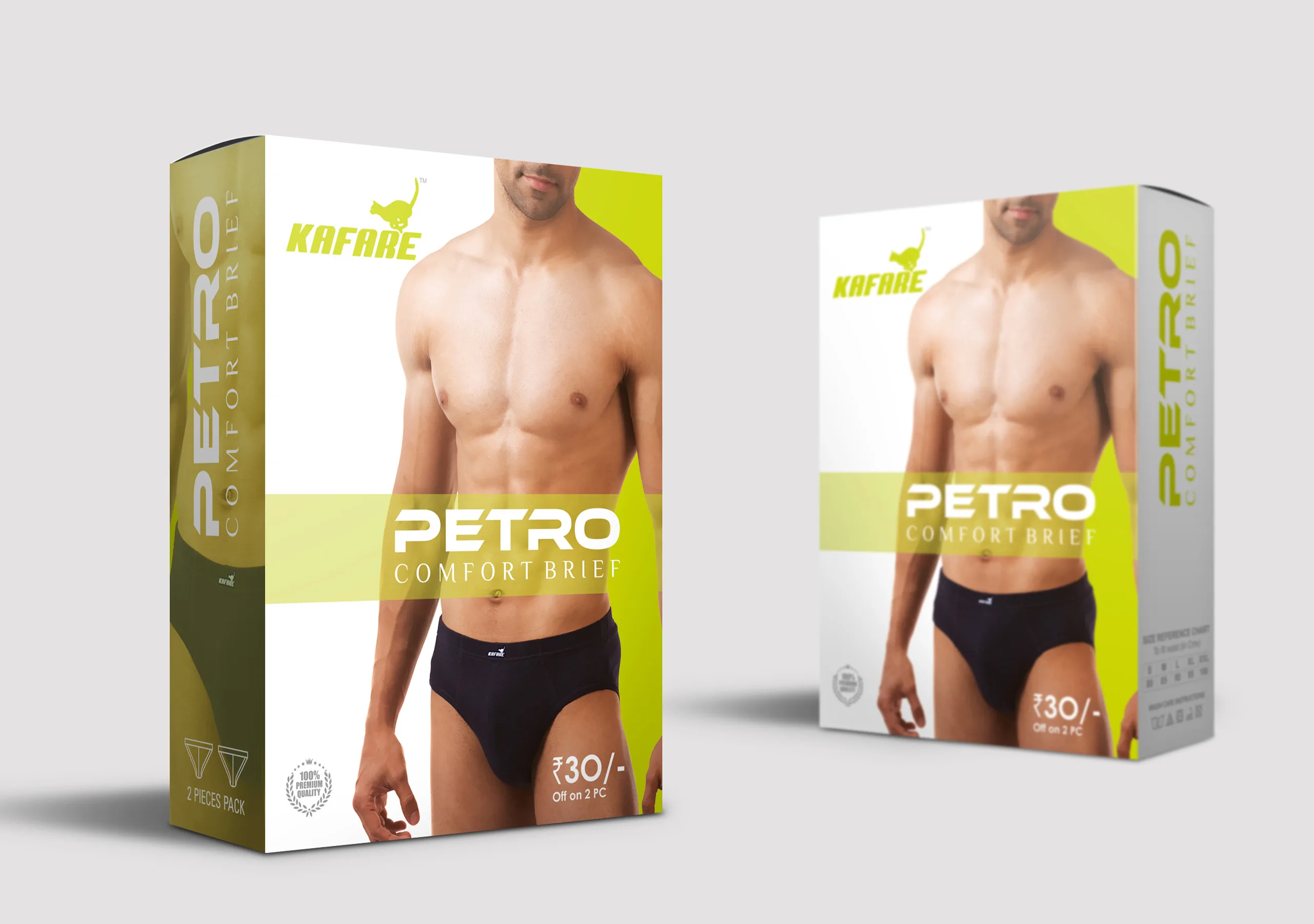 Kafare Innerwear Packaging Design