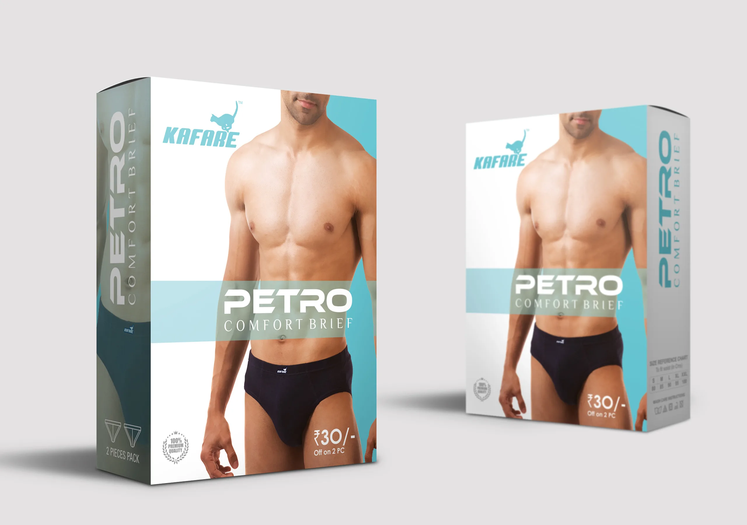 Kafare Innerwear Packaging Design