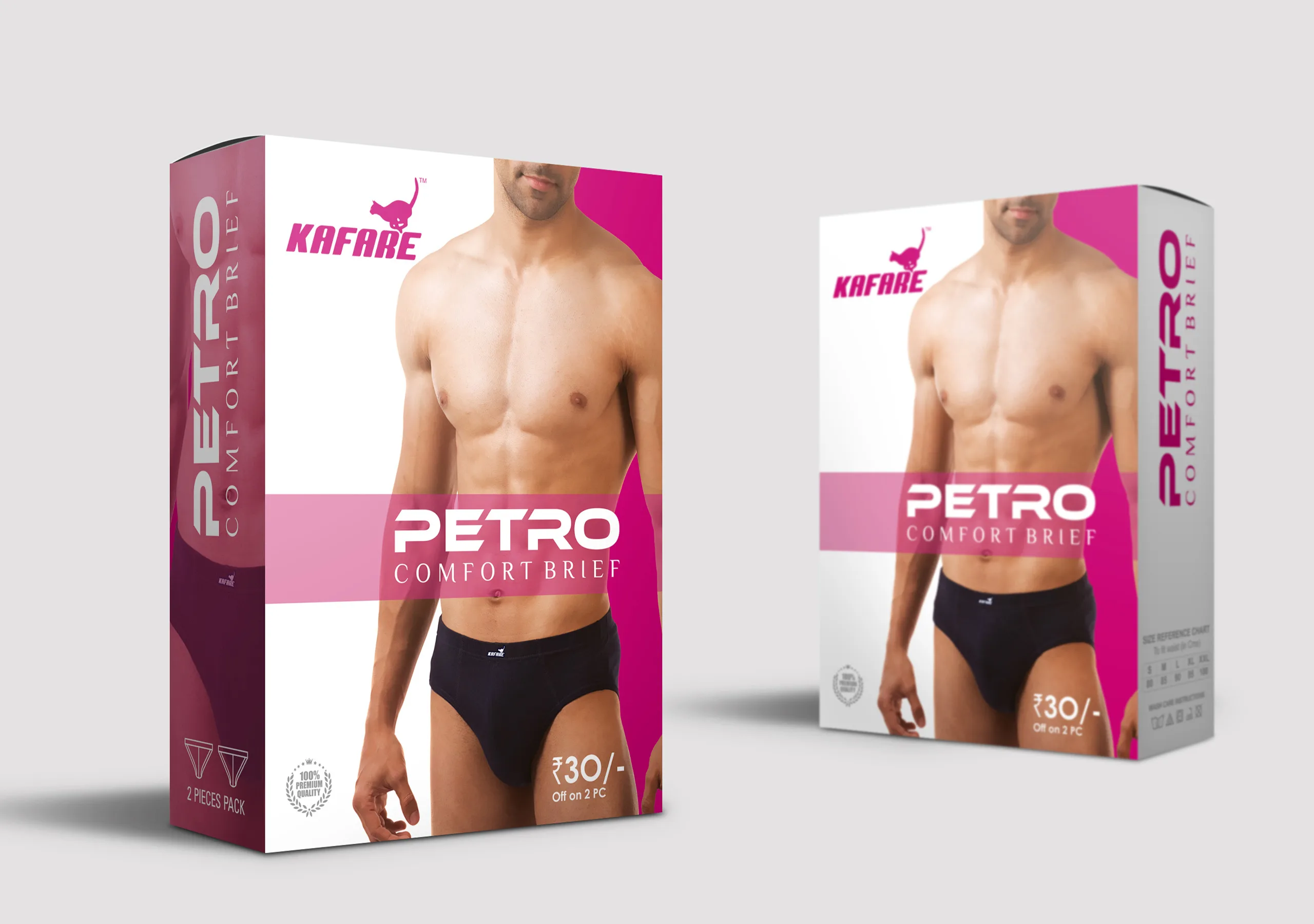 Kafare Innerwear Packaging Design