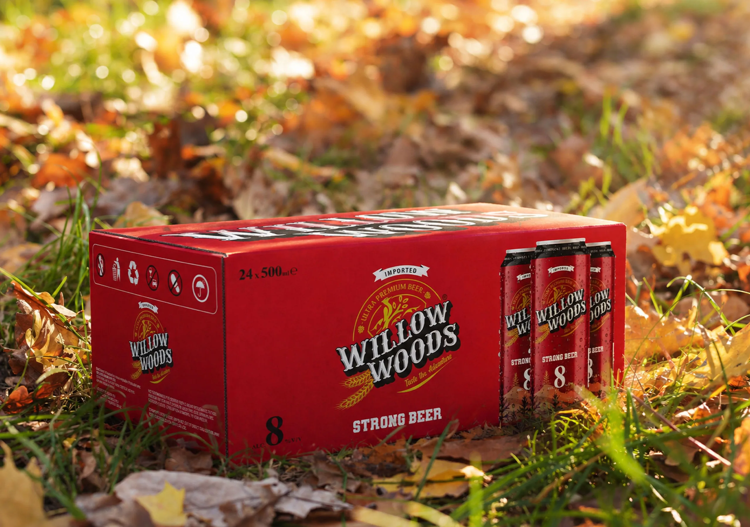 Willow Woods Beer Packaging Design