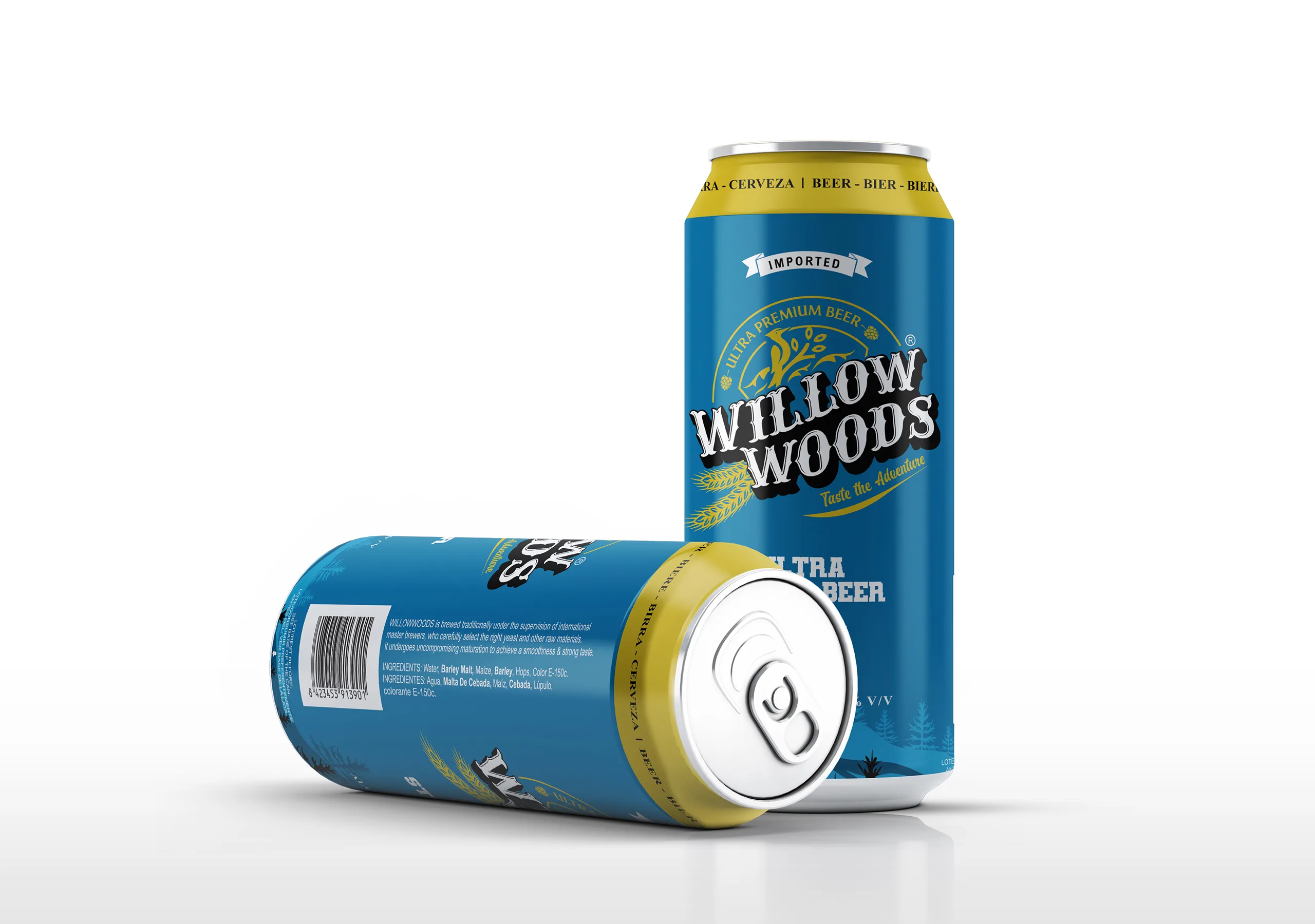 Willow Woods Beer Packaging Design
