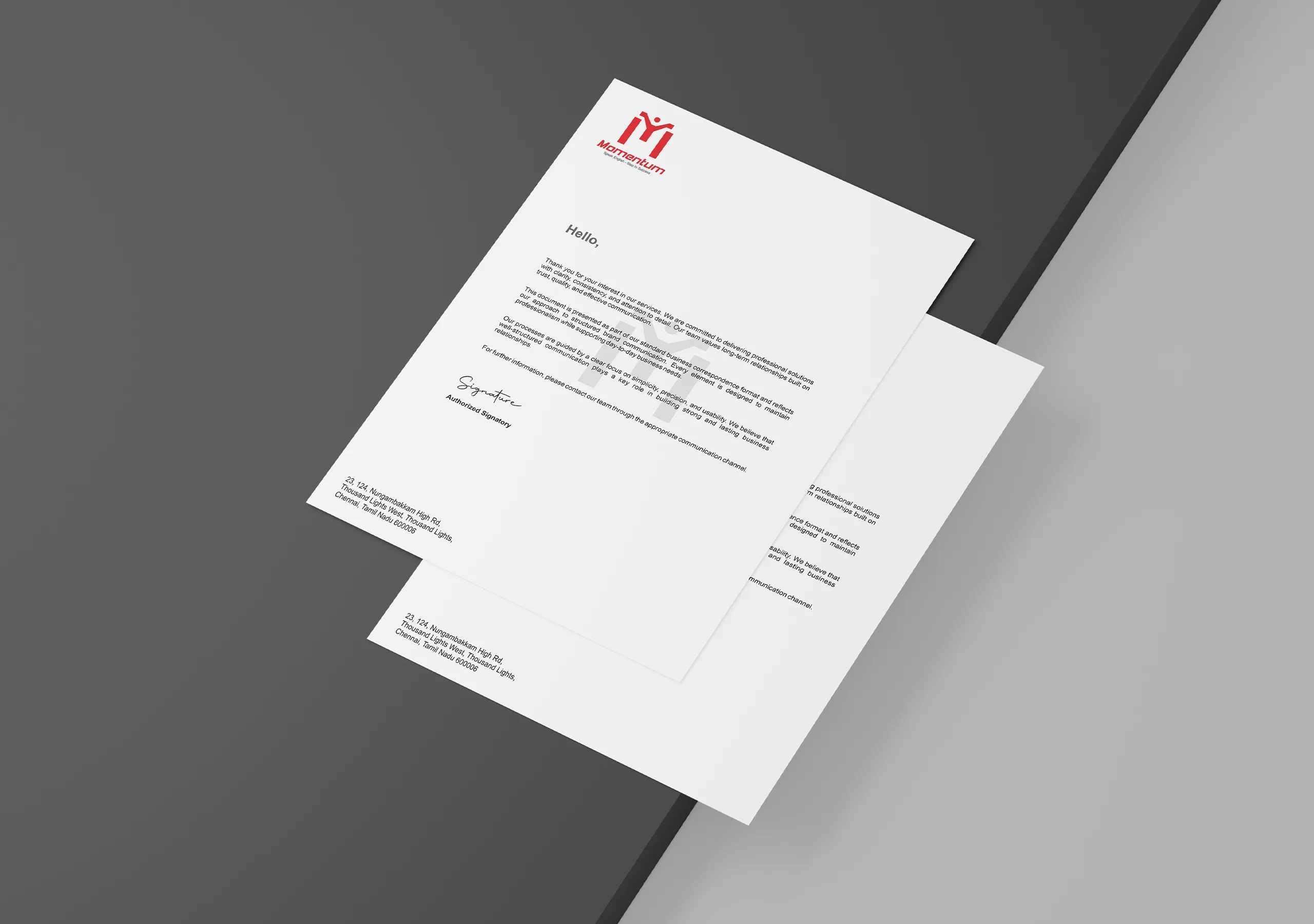 Momentum Brand Identity Design