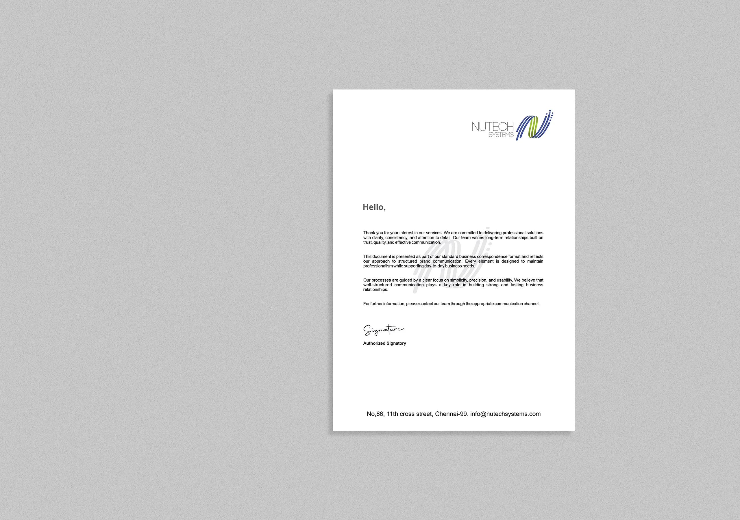 NuTech Brand Identity Design