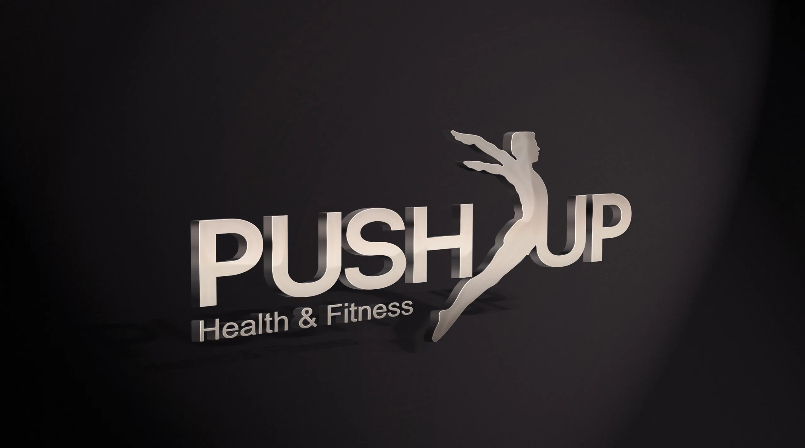 Push Up Fitness Brand Identity Design
