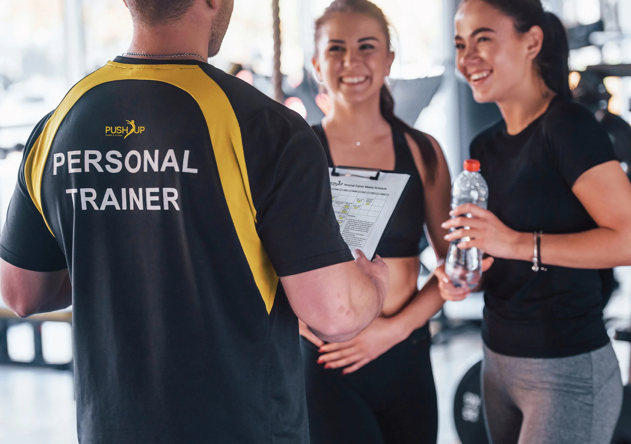 Push Up Fitness Brand Identity Design