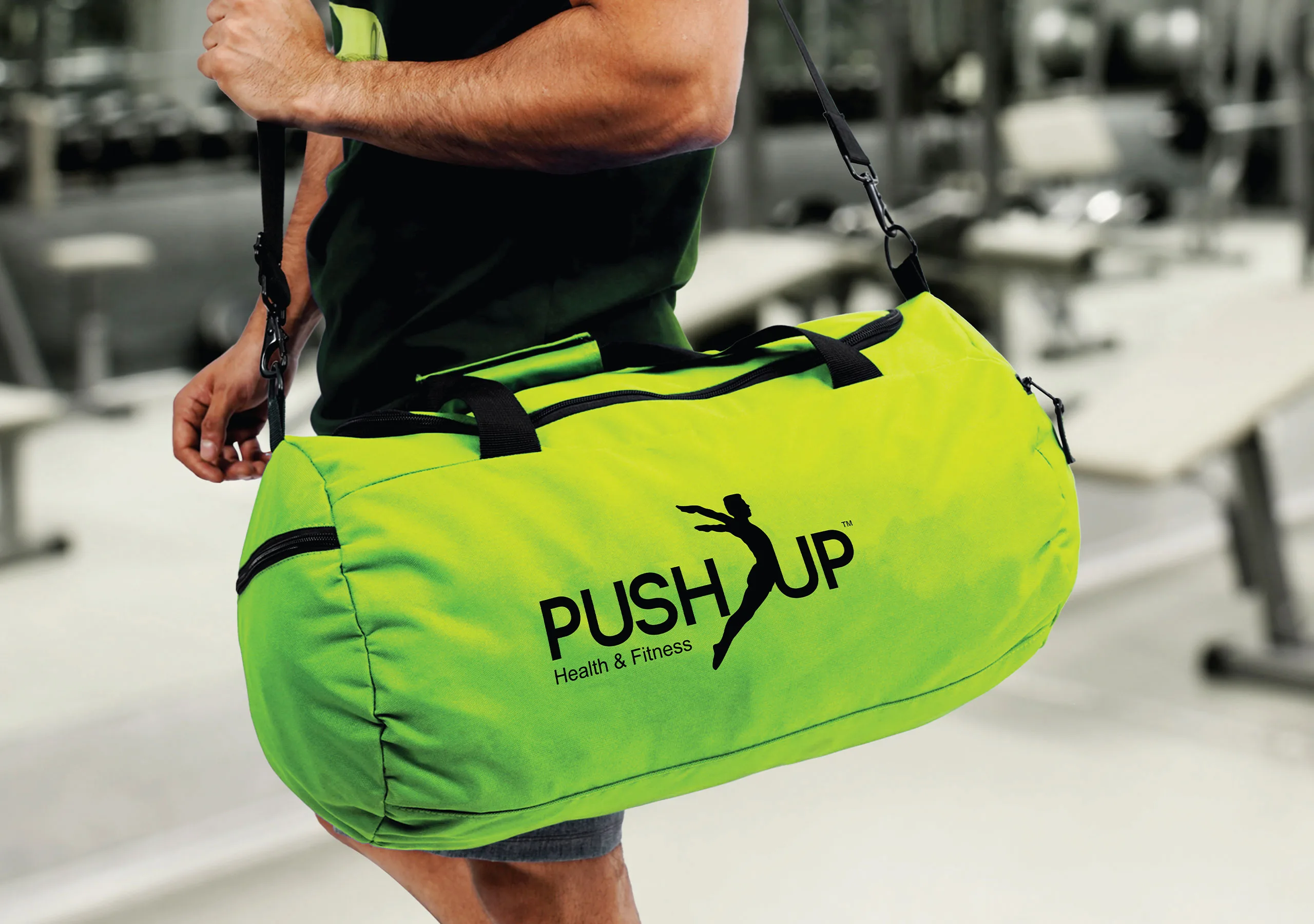 Push Up Fitness Brand Identity Design